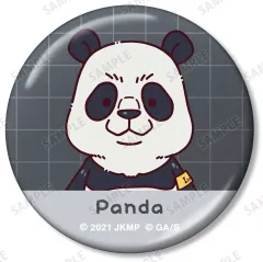 【中古】バッジ・ビンズ パンダ 「劇場版 呪術廻戦 0 トレーディング ちょこんと! メタリック缶バッジ」