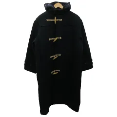 ポロ バイ ラルフローレン Polo by Ralph Lauren 美品 90s ヴィンテージ ダッフルコート トグル ジャケット メルトン M ネイビー EC●のサムネイル