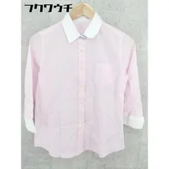 ◇ ◎ green label relaxing グリーンレーベル UNITED ARROWS 長袖 シャツ サイズ40 ピンク ホワイト レディース 【中古】 【1101260003424】