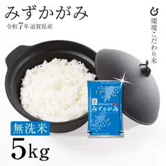 新米 ★★無洗米★★ みずかがみ 5kg 環境こだわり米 令和7年 滋賀県産