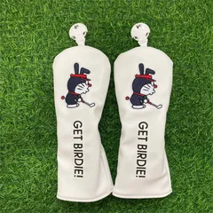 【2点セット】新品 2点セット ドラえもん ゴルフクラブヘッドカバー ユーティリティー UT*2 防水仕様