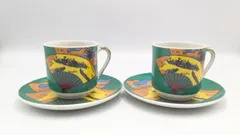 日本特製 卵殻手 印判 カップ＆ソーサー 芸者 透かし絵 買い取り