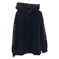 SUPREME (シュプリーム) 17SS Sleeve Arc Hooded Sweatshirt スリーブ 袖 アーチロゴ スウェット パーカー ネイビー