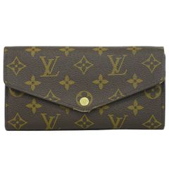 本物 ルイヴィトン LOUIS VUITTON LV ポルトフォイユサラ モノグラム 長財布 ロングウォレット ブラウン M62235 ビトン 財布 ウォレット 中古 【フォロー割】