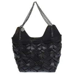 超美品 ステラマッカートニー Stella McCartney 2021年 SM/32 MINI WOVEN イントレチャート チェーンショルダー ハンドバッグ 超希少 レディー 定価115500円