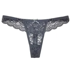 総レース Tバックショーツ セクシー 透ける リング付き リボン ストレッチ 伸縮性 柔らか おしゃれ パンティ インナー 下着 黒 白 赤 黄 水色 M L XL rt-019