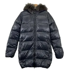 極美品 DUVETICA デュベティカ ダウンジャケット/ファーカラー 無地 秋冬 AW ダウンコート ナイロン ブラック レディース 38【古着】【中古】【送料無料】