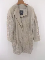 ◇ w closet ダブルクローゼット コーデュロイ 長袖 コート サイズF ベージュ レディース E  【1304140003310】