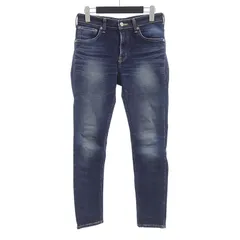 ジュンハシモト/JUN HASHIMOTO × EDWIN エドウィン ダメージ 加工 ストレッチ デニム パンツ インディゴ  サイズ メンズMのサムネイル