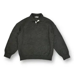 定価55000円 Name. MOHAIR SKIPPER PULL OVER NMKN-002 モヘア カシミヤ ニット ポロシャツ ネーム 2  62749Aのサムネイル