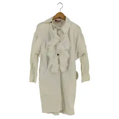 ヴィヴィアンウエストウッドレッドレーベル Vivienne Westwood RED LABEL フロントフリル 変形フリルワンピース レディース  00のサムネイル