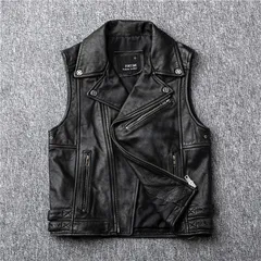 アーバンリサーチ レザー ライダース ベスト 38 ロック パンク バイカー 黒