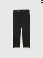 LEVIS リーバイス 501 赤耳 ORIGINAL ブラック セルビッチ ジーンズ デニム パンツ 黒 BIG E 00501-3654 LEVI'S SELVEDGE DENIM ボタンフライ ストレートシルエット LEVIS リーバイス 501 赤耳 ORIGINAL ブラック セルビッチ ジーンズ