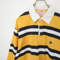 ブルックスブラザーズ BrooksBrothers ラガーシャツ ポロシャツ 刺繍 ボーダー メンズ [a972839ss]