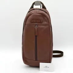 【良品】COACH ボディバッグ スリングバッグ ヴィンテージ レザー 茶色
