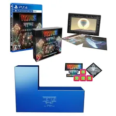 【新品】 テトリス(R) エフェクト・コネクテッド コレクターズエディション -PS4 【特典】テトリミノブロック型豪華BOX、サントラCD&デジタル版ダウンロードコード、エナメルピンバッジ(3種セット)、ポストカード32枚セット(フレーム型BOX入) 同梱