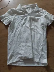 POLHAM 白 半袖 ポロTシャツ