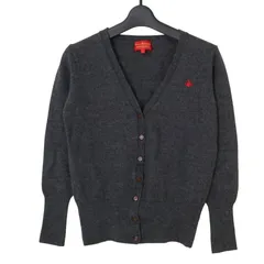 ヴィヴィアンウエストウッド　美品✨希少✨　ロゴ　チェック　変形カーディガン ヴィヴィアンウエストウッド 美品✨希少✨ ロゴ チェック 変形