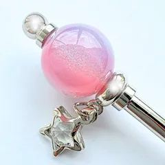 星揺れる★かんざし【桃色】