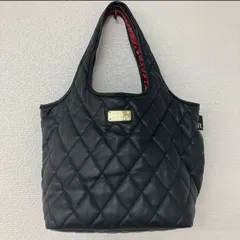 ROOTOTE トートバッグ キルティング 大きめ フェイクレザー 肩掛け 上品 内ポケット 横ファスナー 黒 ブラック ワインレッド ルートート