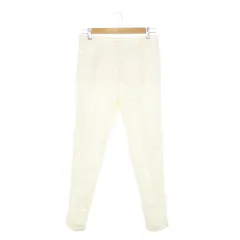 ビス ViS パンツ スラックス テーパード センタープレス ストレッチ L 白 クリーム /AH10
