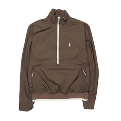 ラルフローレン RALPH LAUREN ゴルフウェア ハーフジップ ナイロンジャケット メッシュ ブルゾン プルオーバー ワンポイントロゴ アウター ブラウン 9 レディース のサムネイル