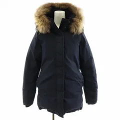 ピレネックス Pyrenex BORDEAUX ボルドージャケット ダウンジャケット フード ファー アウター 36 S 紺 ネイビー /AN16のサムネイル
