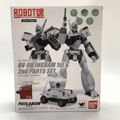 【中古】開封･パーツ欠品)ROBOT魂 機動警察ﾊﾟﾄﾚｲﾊﾞｰ the Movie ｲﾝｸﾞﾗﾑ1号機&2号機ﾊﾟｰﾂｾｯﾄ[10]