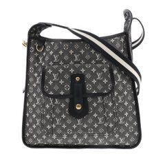 【中古】 LOUIS VUITTON （ルイヴィトン） ﾌﾞｻｽﾏﾘｰｹｲﾄ バッグ ショルダー/メッセンジャーバッグ Monogram モノグラムミニ Canvas キャンバス Black ﾌﾞﾗｯｸ M92324 used:B