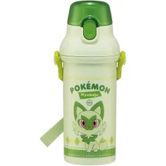 【新品・送料無料】ニャオハ (ポケットモンスター ポケモン) 抗菌 食洗機対応 直飲みワンタッチボトル 水筒 480ml PSB5SANAG