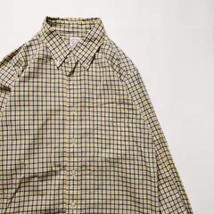 リサイズ 90's USA製 ブルックスブラザーズ チェック コットン ボタンダウンシャツ (16 1/2-4) 90年代 アメリカ製 旧タグ オールド アメリカ古着 USED  ビンテージ ヴィンテージ