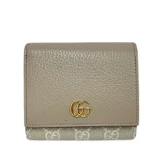 ♪グッチ　ＧＧマーモント　二つ折り財布　598587