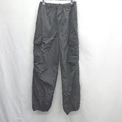 ◇ ⊆ CITEN カジュアル　ウエストゴム カーゴパンツ サイズM ブラック系 メンズレディース E  【1505130008579】