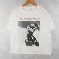 90's Herb Ritts "Male nude on log" フォトプリントTシャツ XL