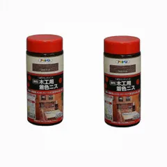 アサヒペン 木工用着色ニス ３００ＭＬ ウォルナット 2缶セット