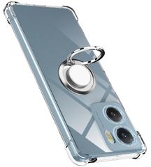 【人気商品】携帯カバー(クリア) 人気 一体型 防塵 車載ホルダー対応 指紋防止 耐衝撃 軽量シリコン 薄型 TPU リング ケース E15 Moto Moto / G05