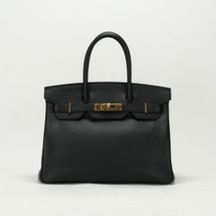 エルメス HERMES バーキン30 バーキン 30 バッグ トートバッグ エプソン ノワール ブラック 黒 ゴールド金具 ヴォーエプソン