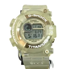 日本安い[美品・稼働品・1円スタート]カシオG-SHOCK W.C.C.S世界珊瑚礁トリプルマンタ　DW-8201WC グリーンカスタム　深緑 FROGMAN