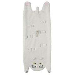 ☆ WHITE ☆ Sopii 퀵 드라이 타월 수건 속건 Sopii 속건 수건 약 25×60cm 현대 백화 A738 흡수 수건 귀여운 세련된 헤어드라이 고양이 고양이 고양이 cat