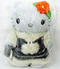 【中古】ハッピーセット キティ(グレー・冬) ぬいぐるみ 「Hello Kitty in Colorful Seasons」 マクドナルド限定発売品