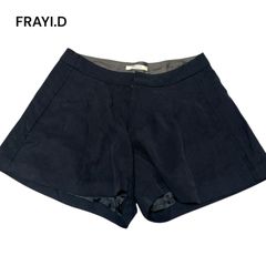 フレイアイディー　FRAYI.D ショートパンツ　キュロット　フレア　ブラック　レディース　ボトムス　テンセル　日本製　ブラック　サイズ0