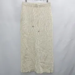 ◇ ⊇ チャオパニックティピー 秋冬 ロング フレア センターブレスニットスカート サイズM ライトベージュ系 レディース E  【1508060019448】