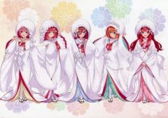 [중고] 잡화 나카노 자매 ~ 행복의 매듭 ~ 일러스트 보드 [이치 반 쿠지 영화 오등분의 신부 ~ 행복의 매듭 ~] 마지막 원상