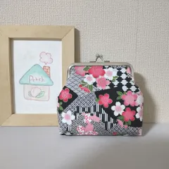 がま口（和柄＊桜模様＊文様）
