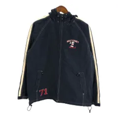 Disney ディズニー ミッキーマウス コットンジャケット キャラクター ネイビー (メンズ L) 中古 古着 S5230