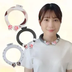 【新着商品】ちょっぴり贅沢 原田産業 植物由来PCM にゃんとクールな ひんやりネックリング ハチワレ クールリング 冷却グッズ 冷却リング COOL 猫 肉球 首 繰り返し使用可能 暑さ対策 涼しい 散歩 アウトドア 通勤 通学 スポーツ観戦 夏 1