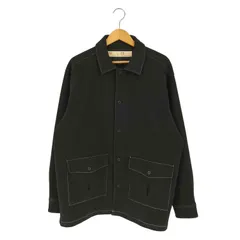 ナノユニバース NANO universe ステッチデザイン ウールシャツジャケット メンズ JPN：M 