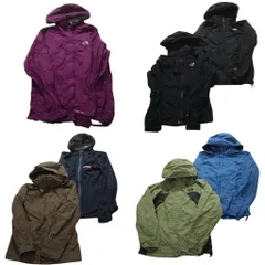 【未検品】古着卸 まとめ売り ノースフェイス ライト ジャケット 7枚セット (レディース XS /S /XL ) フーディー 中古 古着 NB3870