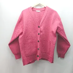 ◇ GLOBALWORK ニット オーバーサイズ カジュアル かわいい 長袖 カーディガン サイズM ピンク レディース E  【1310050006303】