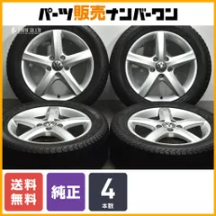 【純正オプション品】フォルクスワーゲン ゴルフ7 純正OP ASPEN 16in 6J +50 PCD112 品番：5K0071496 205/55R16 アスペン VW GOLF のサムネイル